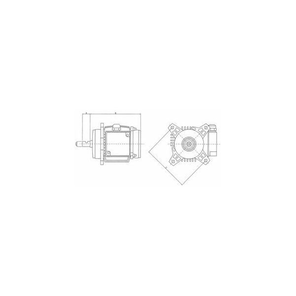 Three-phase motors for wall-mounted 4P