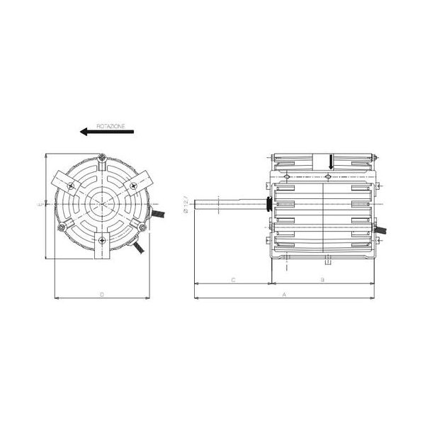 Motor for Centrifugal Blowers