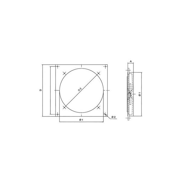 SQUARE PANEL D.600