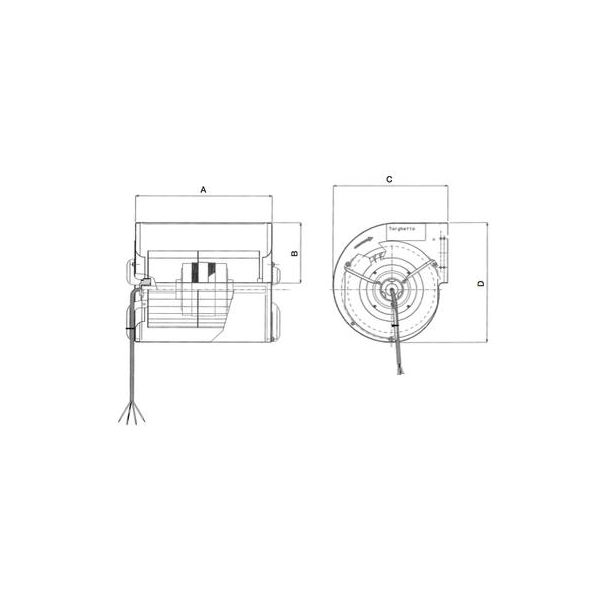 CENTRIFUGAL BLOWER 190W