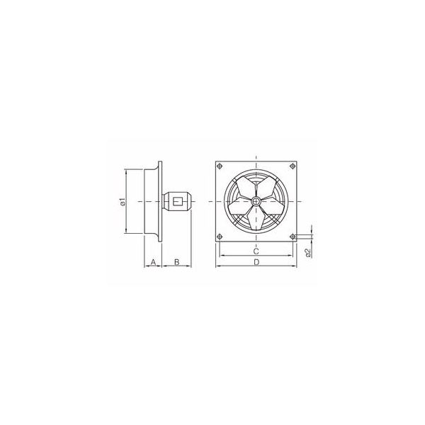 ELECTRIC FAN 750W 4P
