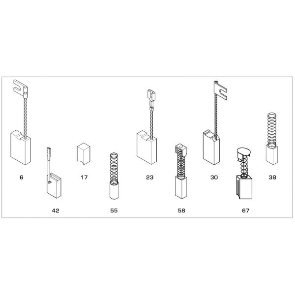 BRUSH STAYER 6X10X20