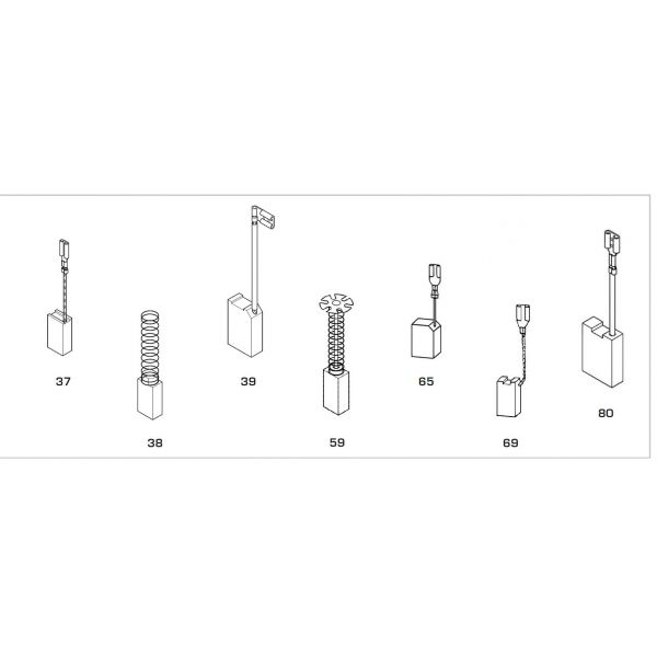 BRUSH AEG 5X10X25/21