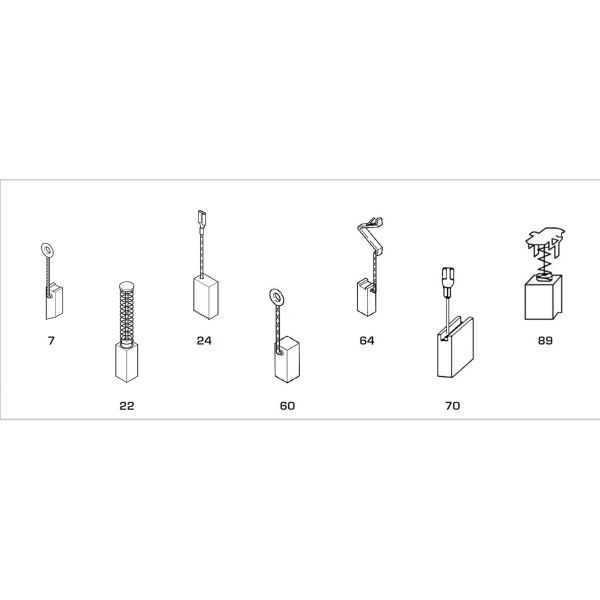 SPAZZOLA BOSCH 5X8X9