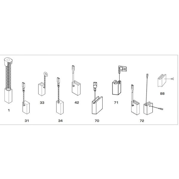 SPAZZOLA BOSCH 6,2X16X22 CON AUTOSTACCO