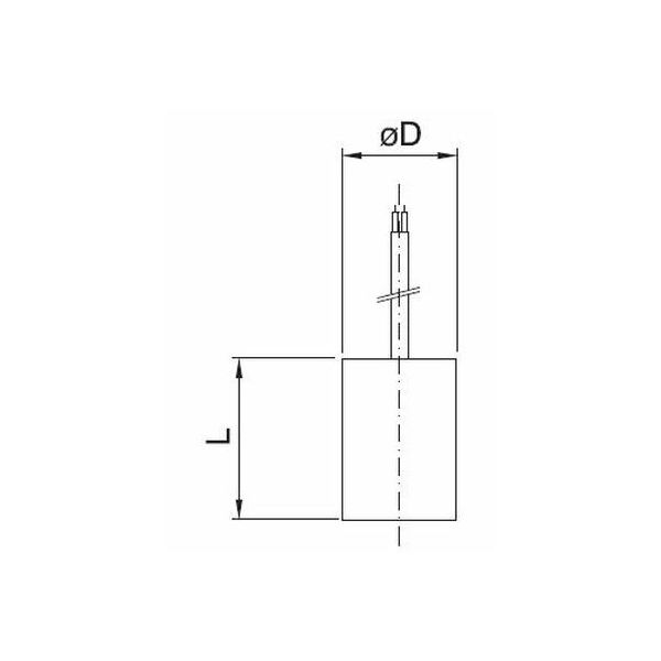 Electric Capacitor with cable 45MF