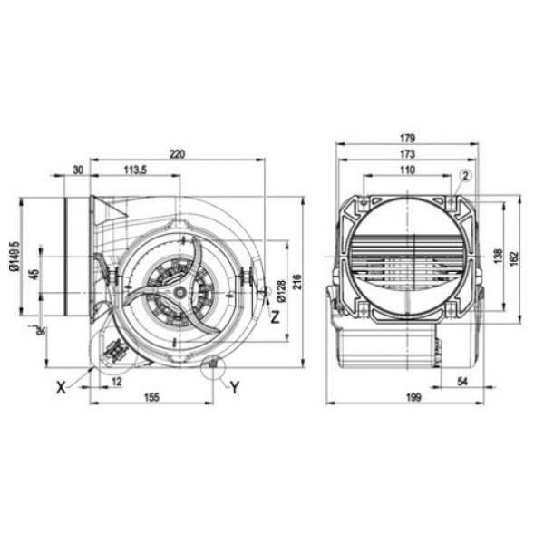 MOTORS FOR EXTRACTION HOODS
