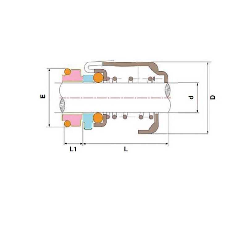 compatible grundfos/DAB mechanical seal d.16&nbsp;