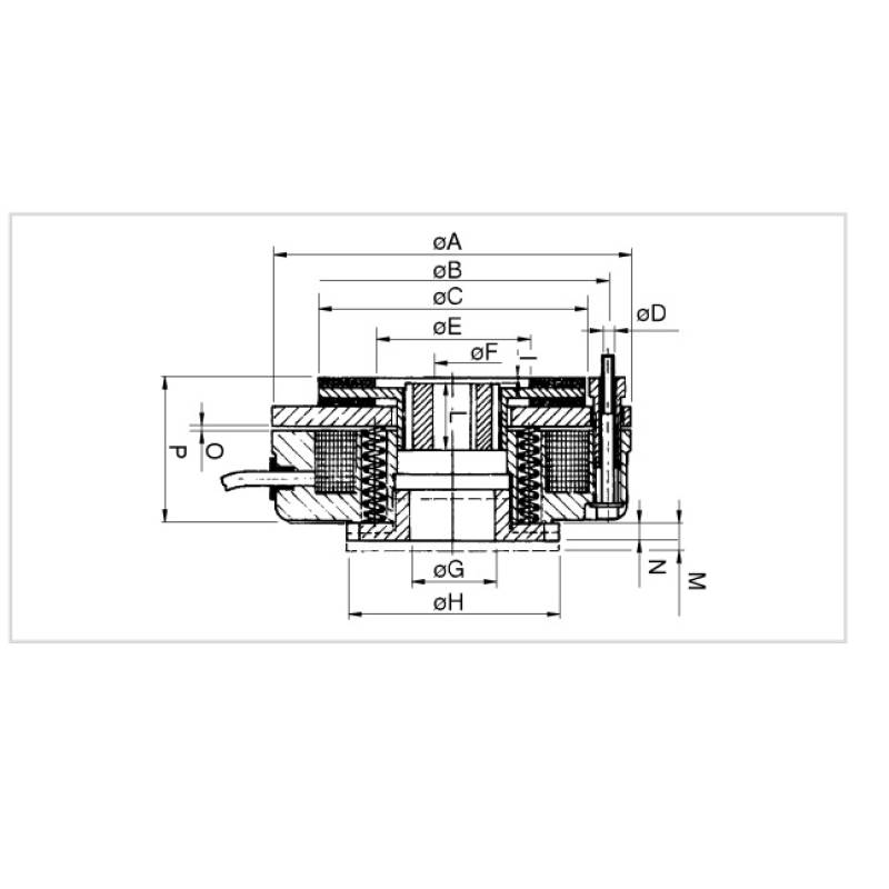 DIRECT CURRENT SAFETY ELECTRIC BRAKE WITH SPRINGS&nbsp;